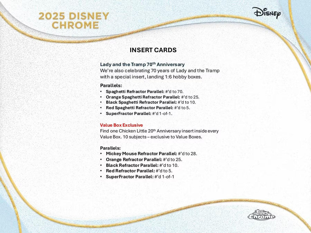 Topps 2025 Disney Chrome 7-Pack Blaster Box