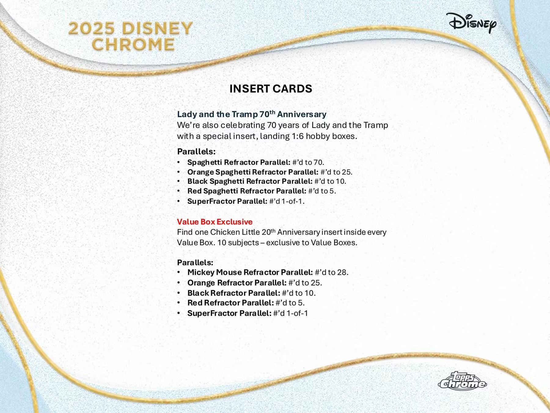 Topps 2025 Disney Chrome 7-Pack Blaster Box