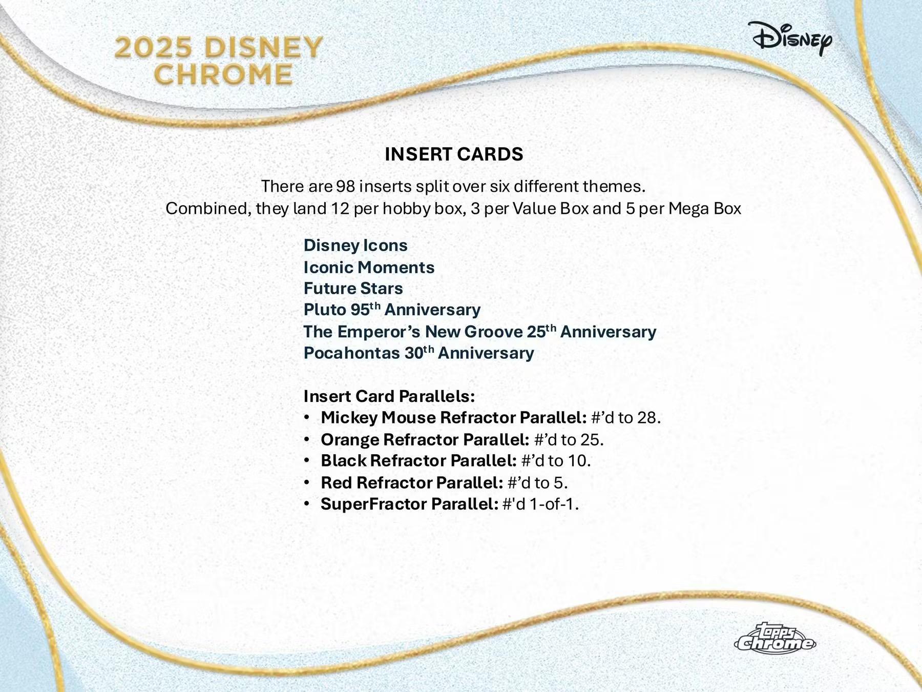 Topps 2025 Disney Chrome 7-Pack Blaster Box