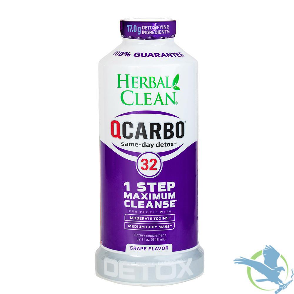 Herbal Clean QCarbo32 1 Step Maximum Strength Cleansing Detox Formula 32oz