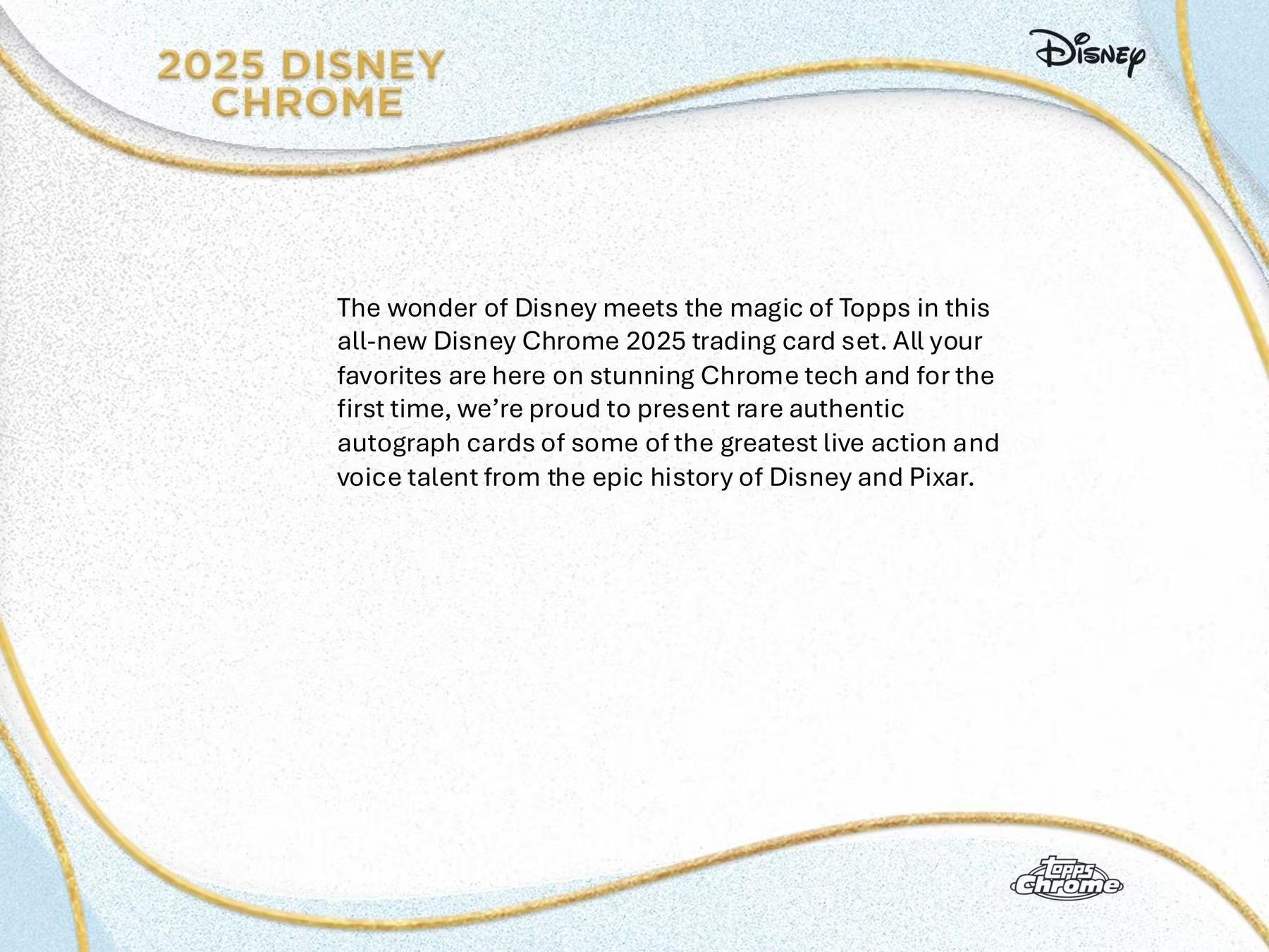 Topps 2025 Disney Chrome 7-Pack Blaster Box