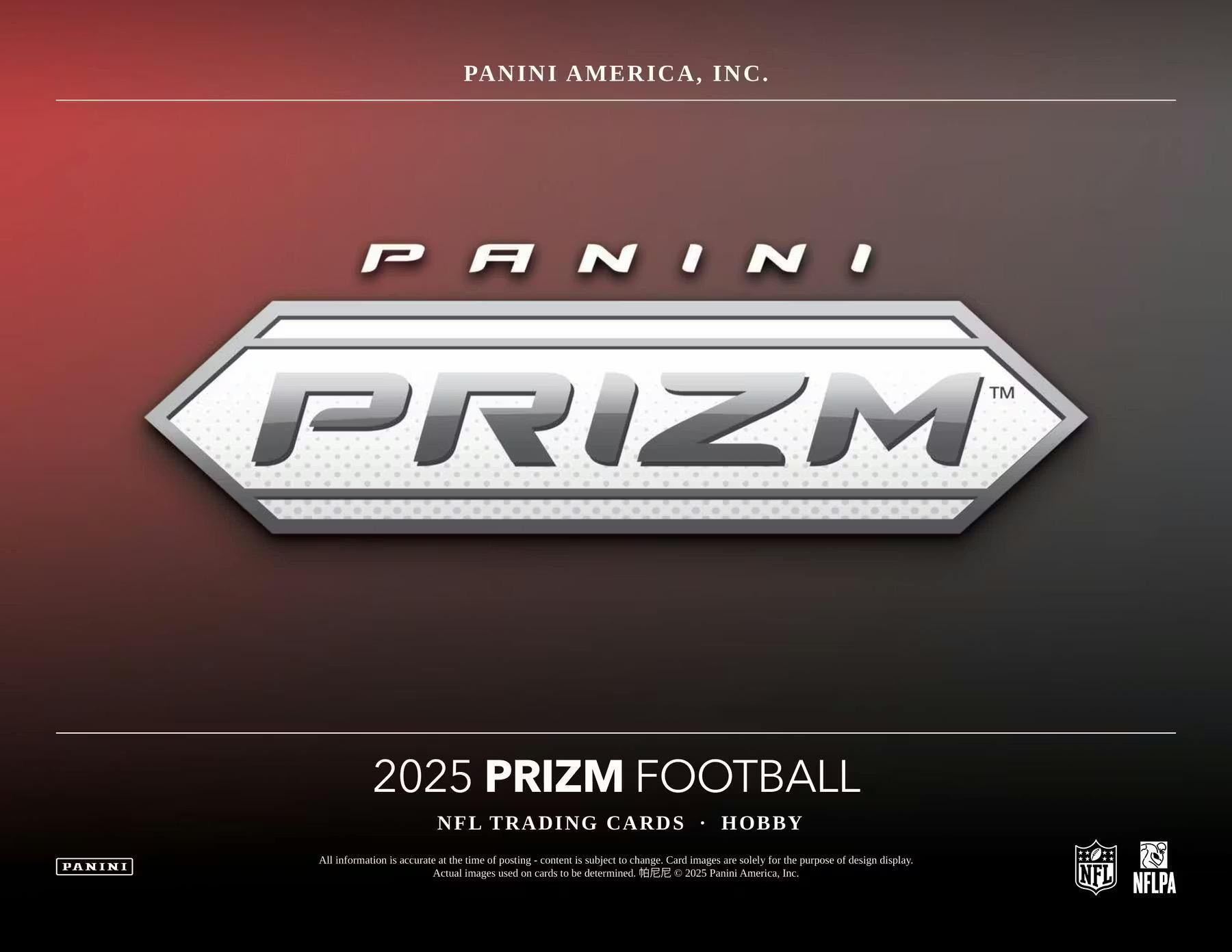 2025 Panini Prizm Football Hobby Box